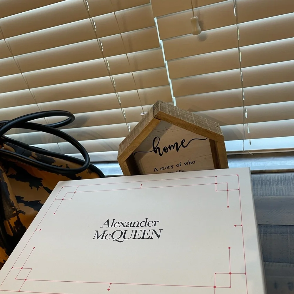 Alexander McQueen Oversized White & Mineral Yellow Gel Sole Sneakers - Picture 2 of 11